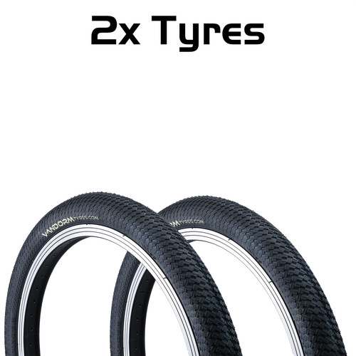 Pair bmx tyres vandorm - bmx,