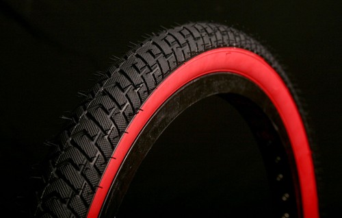 Coloured street bmx tyres - coloured,