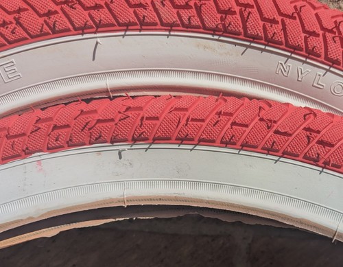 Clearance street bmx - tyres, red